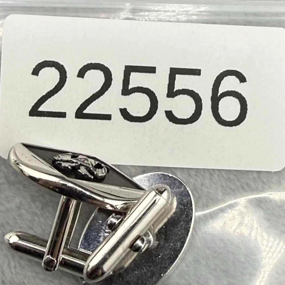 Vintage Swank Cufflinks Silver Tone‎ Masonic Scottish Rite Double Eagle